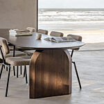 Flat oval eettafel