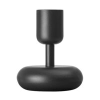 iittala - Nappula  candle holder 107mm dark grey