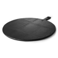 HK Living - Black bread board round S - ABR2212